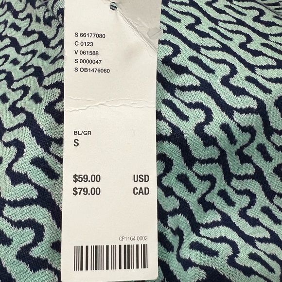 Urban Outfitters Blue and Green Casual Retro Flare Leg Bottoms Size S - Picture 7 of 9